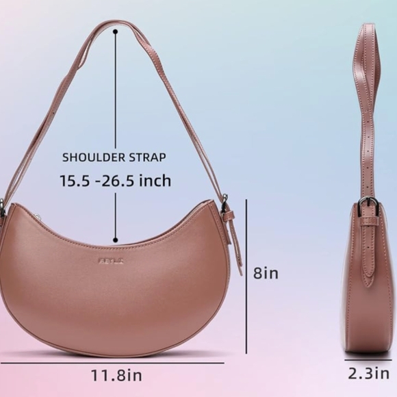 Women's Tan Shoulder Bag - Picture 6 of 6